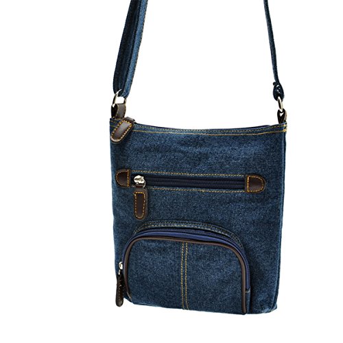 Women Multi Pocket Crossbody Shoulder Bag Small Organizer Purse Wallet2