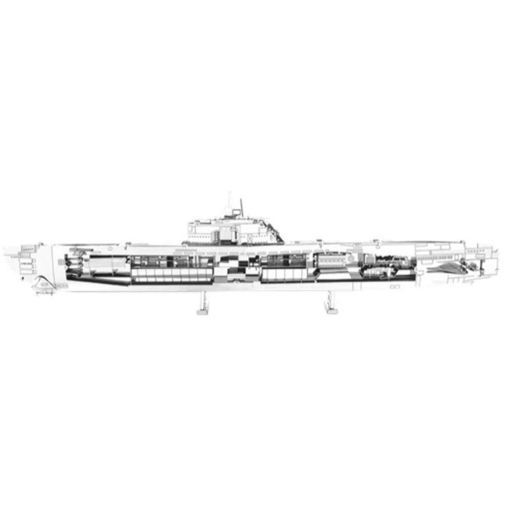 Buy Fascinations Metal Earth German UBoat Type XXI 3D Metal Model Kit
