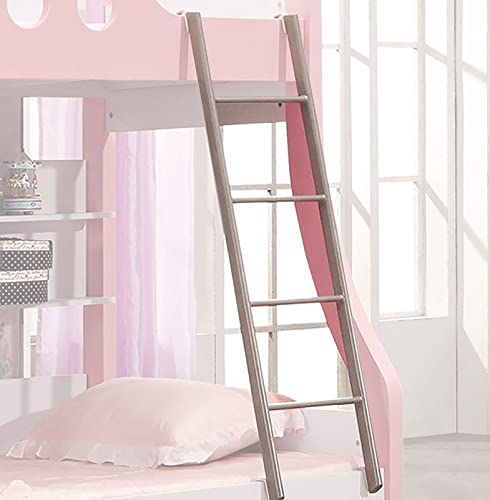 Escalera de cama plateada para literas que elimina el dolor de pies y ahorra espacio en casa 3