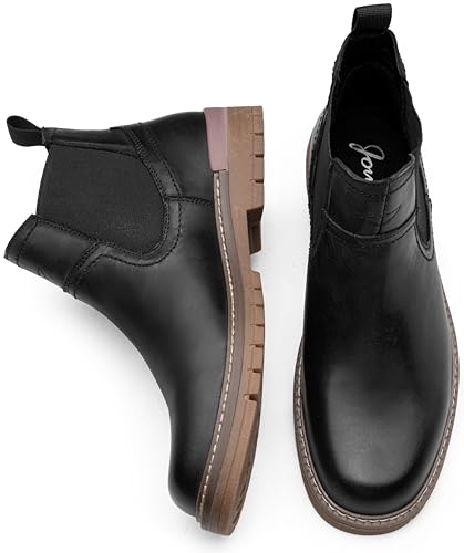 Image of Jousen Chelsea Boots Casual Slip On Ankle Waterproof Mens Boots