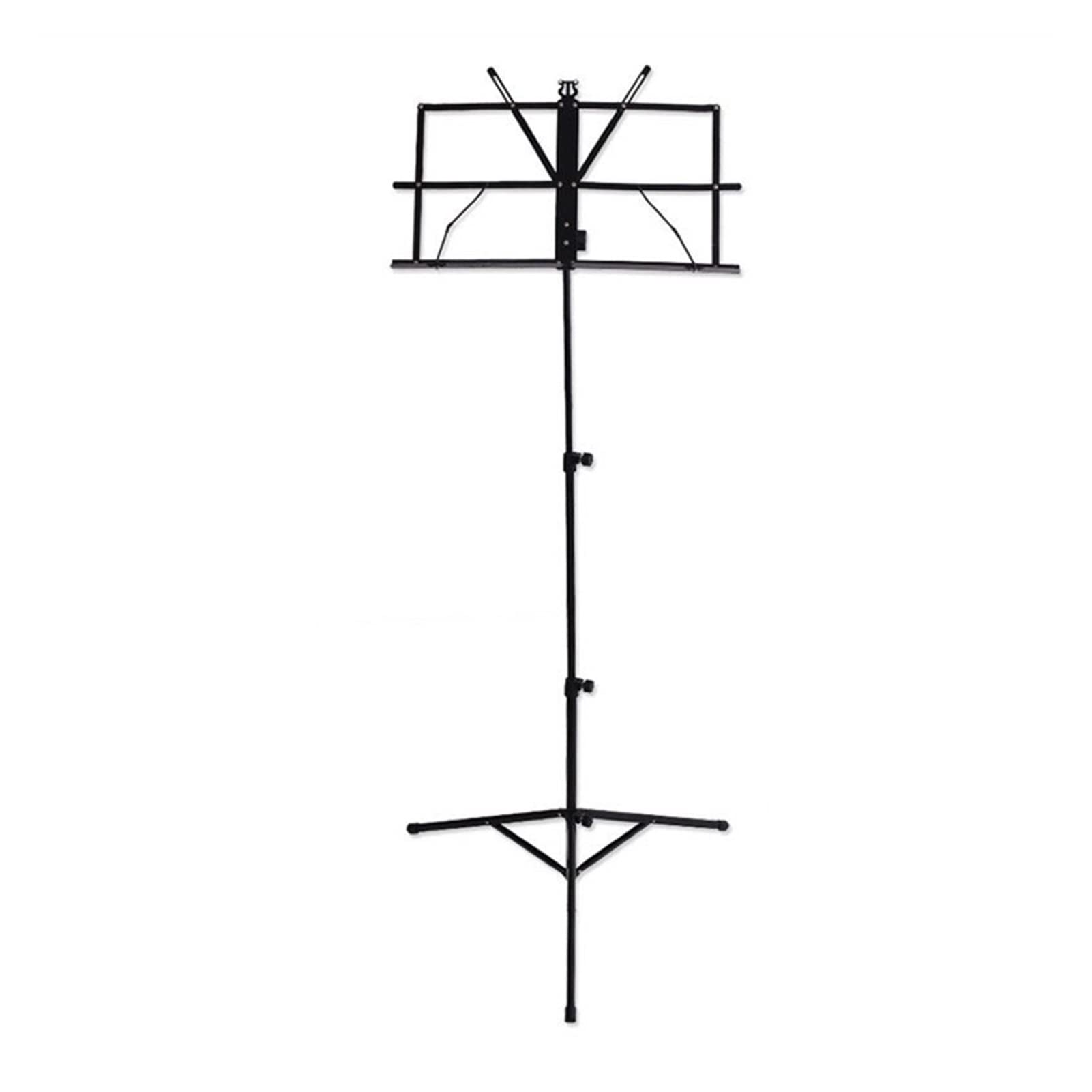 Music Stand Musica Stand Supporto regolabile Pieghevole Pieghevole Pieghevole Musica Treppiede Stand Acciaio Acciaio Supporto for la musica con borsa for chitarra Borsa Accessori Music Shelf /Sheet Mu