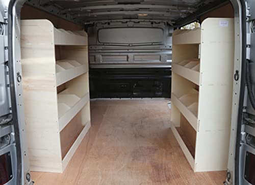 Rayonnages Renault Trafic L1 Vanify ajustement sur mesure en bois brut