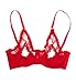 Shirley of Hollywood Lace Underwire Open Tip Bra (369)
