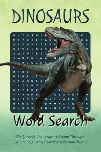 Dinosaurs Word Search Puzzle Book: Dinosaur Word Search Puzzle Book for ...