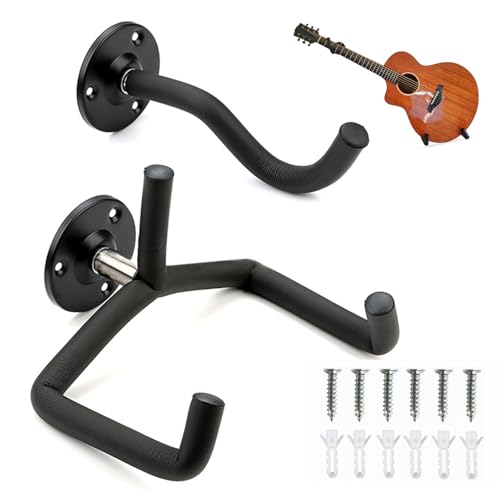 RFYTDCF Gitarren Wandhalterung Gitarrenhalter für die Wand Schräg Klassische Wandhalter Gitarrenwandhalter Gitarrenhalterung Gitarrenständer Display für Bass Ukulele