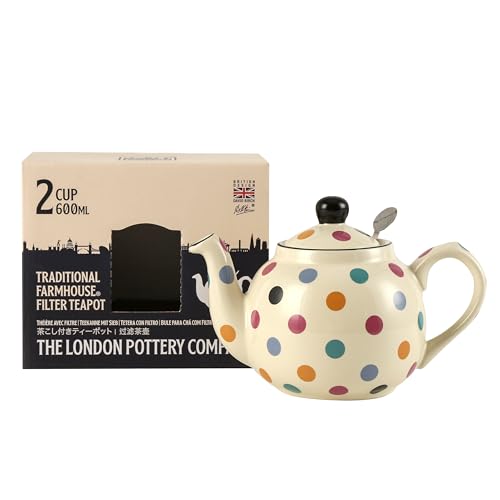Théière céramique London Pottery Farmhouse avec infuseur pour thé en vrac parfait