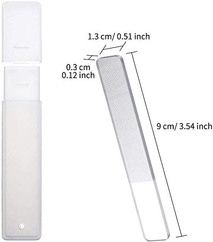 ZHjuju Aggiorna Kit di Lime per Unghie in Vetro, 3...