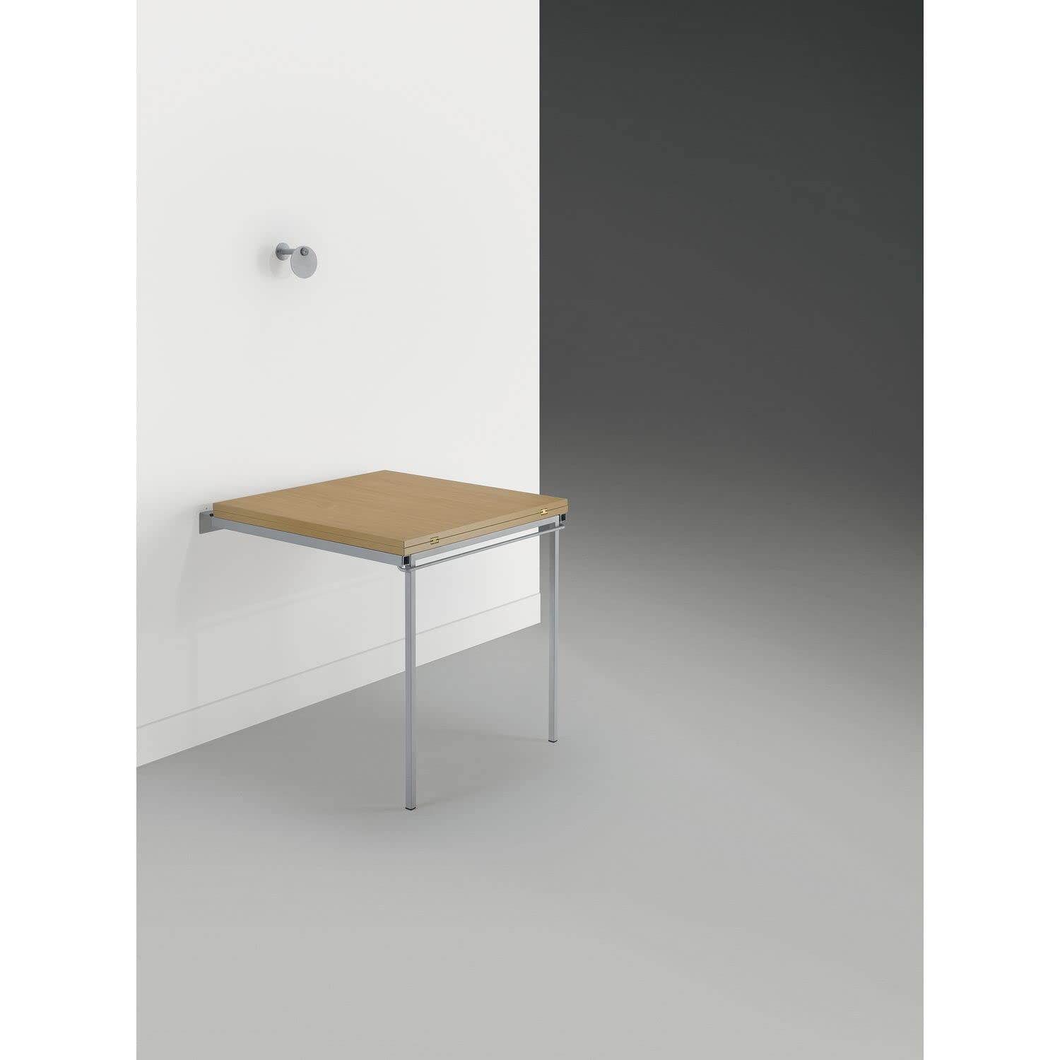 ALG.532 Muna stelaż stołu do rozkładanego stołu, lakierowane aluminium, kolor srebrny