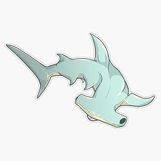 MAGNET Hammerhead Shark Bleps Magnet Bumper Sticker Car Magnet Flexible Reuseable Magnetic Vinyl 5"