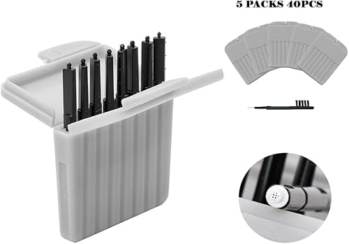 Miniatura 3 de Filtros de protectores de cera para audífonos Trampas de cera de parada de cerumen para Phonak, Unitron, Widex limpiador de audífonos con kit de