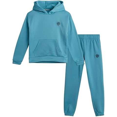 RBX Girls' Fleece Sweatsuit Set Cover