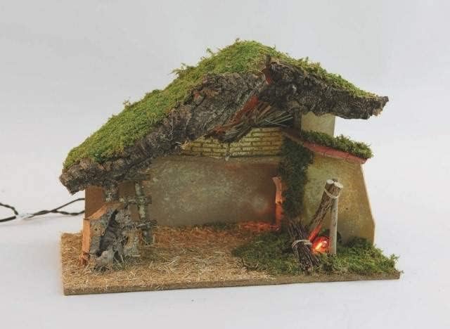 PR-22770 Empty Hut 43 x 20 x 28 cm, As Photo, One Size