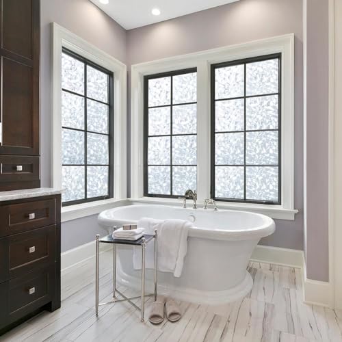 Vsudo Frosted Privacy Window Film, Geometric Diamond Pattern thumb #2