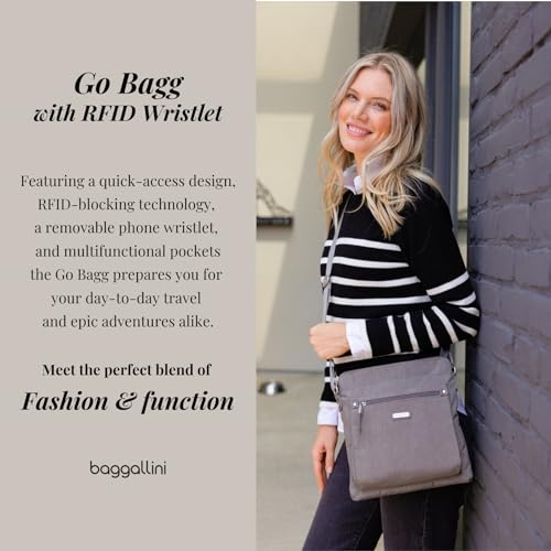 Image of Baggallini Go Bagg with RFID Phone Wristlet