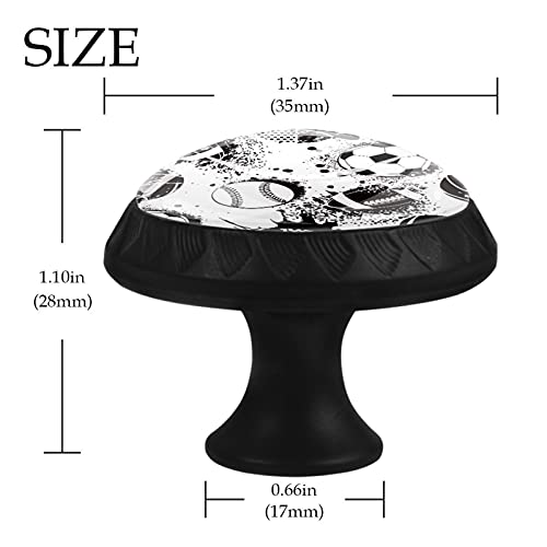 Boutons de tiroir baseball pour relooker une commode de chambre ou de creche