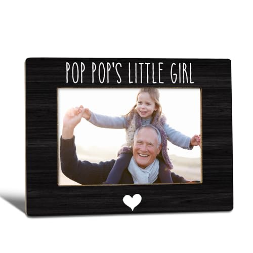 WTOGQ Poppop Grandpa Gifts from Granddaughter Picture Frame, Grandpa Gifts for Father's Day,...