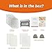 Food Dehydrator Machine - 5 Stainless Steel Trays, Digital Adjustable Timer, 400W, 176°F, Temperature Control, Mini Dryer for Jerky, Herb, Meat, Beef, Fruit and Dog Treats, Model 2015YJ, Silver