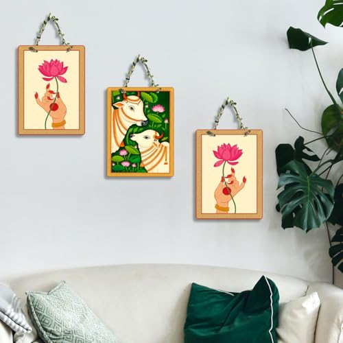 Image of Sehaz Artworks Home Decoration Items for Living Room | Wall Decor Items for Living Room | Wall Hanging Decoration | Decorative Items for Living Rooms | Pooja Room Decorations Items