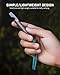 TISUR Titanium EDC Pry Bar, Keychain Prybar Multitool With Beer Bottle Opener, 6 in 1 Portable Pocket Mini Crowbar Tool (Gray)