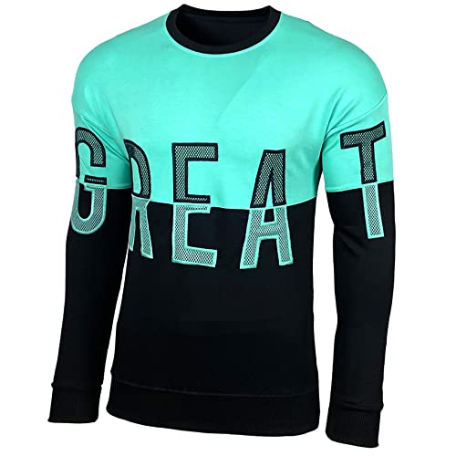 Baxboy 3764 - Sudadera con capucha para hombre (manga larga, talla XXL), color verde Cover