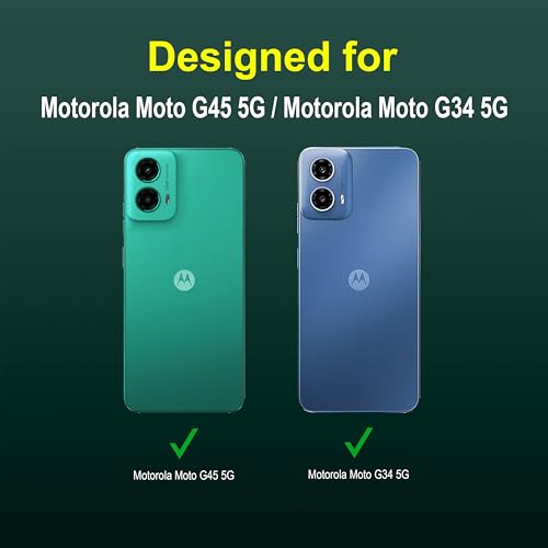 Image of amazon basics Back Case Cover for Motorola Moto G45 5G | Compatible for Motorola Moto G45 5G Back Cover | Liquid Silicon Magic Case with Camera Protection | Dark Green