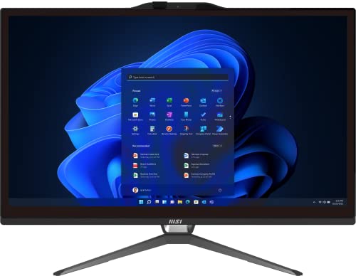 Image of msi PRO AP222T All-in-One Desktop: Intel Core i3-13100, 8GB DDR4 2666MHz, 512GB NVMe SSD, Anti-Flicker, Less Blue Light, BT 5.0, Windows 11 Pro: 13M-004US