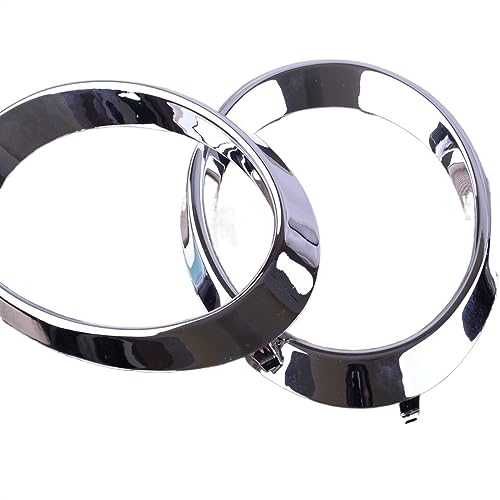 Grille de boîtier de phare antibrouillard Q5 avec garniture chrome 2 psc