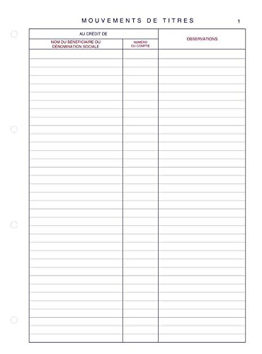 ELVE Recharge pour reliure D77, 297 x 210 mm, papier blanc