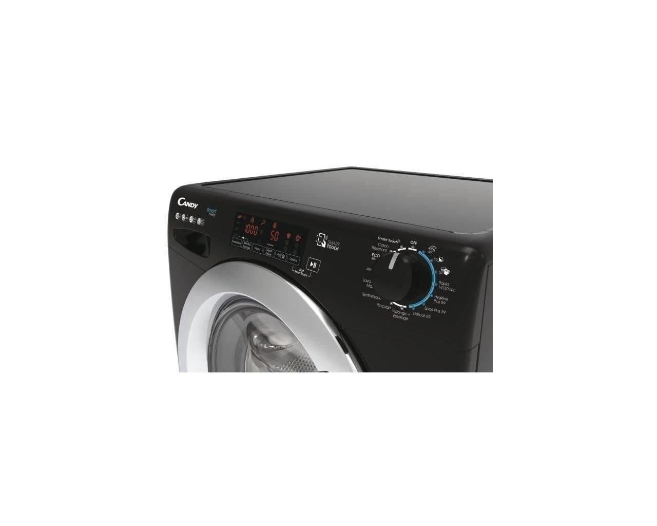 Candy CSS1410TWMCBE/FR machine à laver Charge avant 10 kg 1400 tr/min Noir