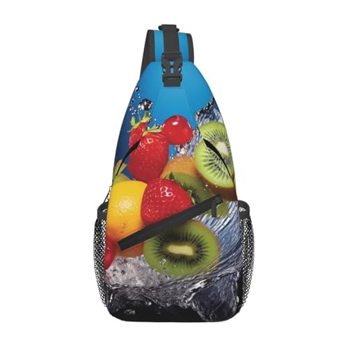 Bolso cruzado Water fruits para trekking y viaje miniatura 1