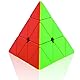 Cooja Zauberwürfel Pyraminx 3x3, Speed Cube Pyramide Magischer Würfel Speedcube, Schnelles Glattdrehen Robust Spielzeug Geschenk für Jungen Mädchen