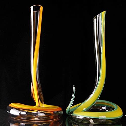 Whisky Karaf Glas Cobra Wijn Karaf, Rode Wijn Slang Vorm Karaf, Wijn Liefhebber Crystal Art Serie Treble Wijn Karaf… - Afbeelding 4