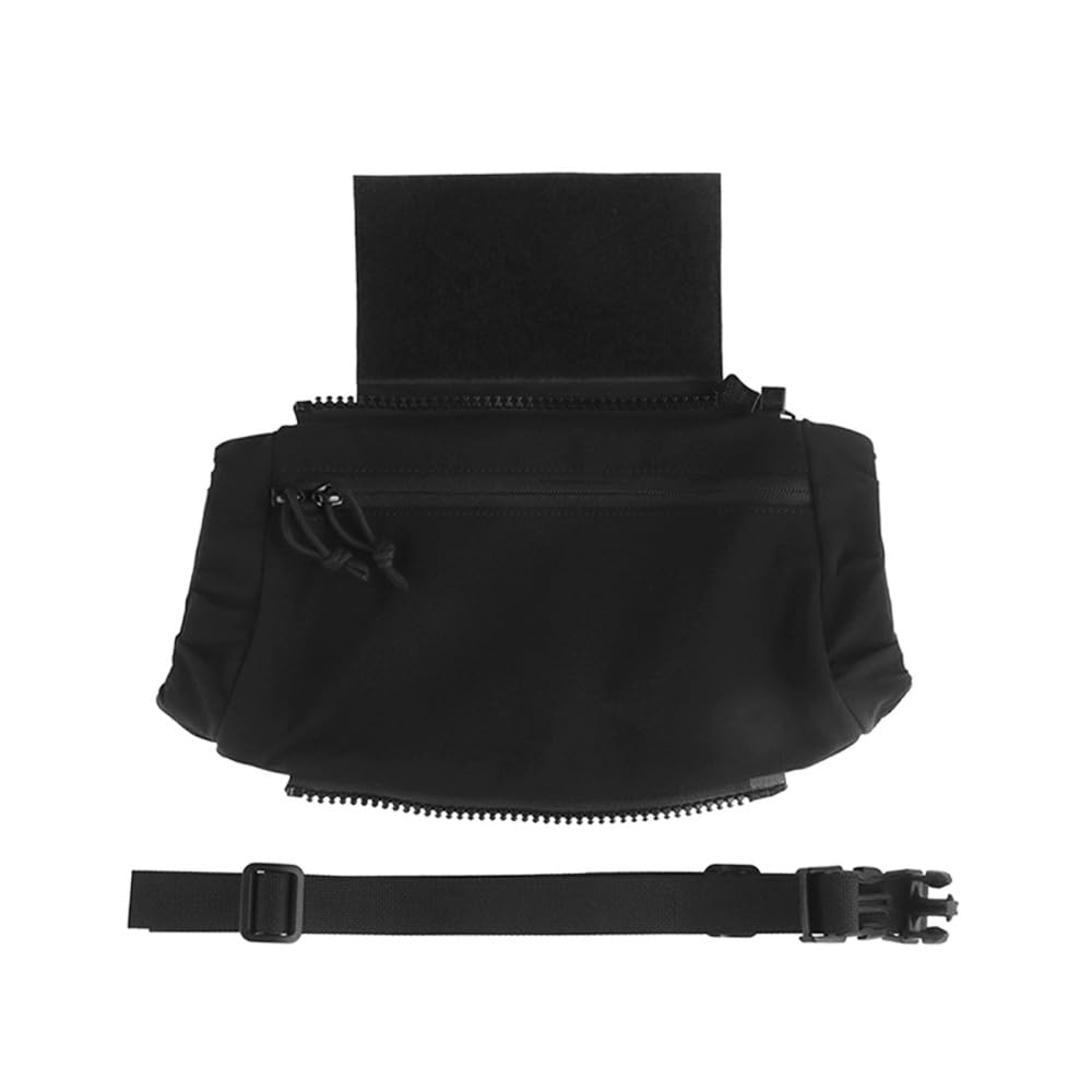 Tactical Hand Warmer Bag, Portable Drop Hanger Waist Handwarmer Pouch Reusable Hand Warming Muff with Zipped Pocket and Adjustable Strap for Hunting,Camping,Working,Hiking