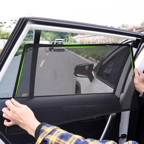 Image of FEISHILINIYA Updating Strong Magnetic Car Window Sun Shade for Toyota for RAV4 XA50 (2020-2025) Rear Passenger Privacy Side Window Sunshades for RAV4 Accessories