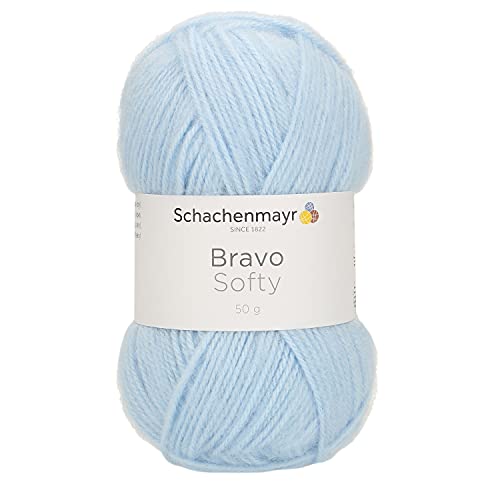 Schachenmayr Bravo Softy, 50G Glacier Fils À Tricoter Cover