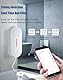 WLAN Wassermelder Alarm: intelligenter Wassersensor Alarm, Wasserleck Detektor, 100 dB Wasserstandssensor mit App-Fernüberwachung, kabelloser Tankstand-Monitor für Keller, Küche, Badezimmer (1 Stück)