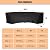 COOSOO Curved Sofa Cover Outdoor Patio Furniture Cover Couch Sectional Protector Waterproof Half Moon Sofa Set Cover with Windproof Elastic Cord for Garden Lawn Indoor All Weather Protection