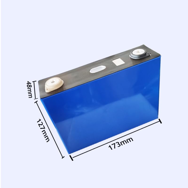 Image of Prismatic Cells, Lithium Phosphate, LFP / LiFePO4 A-Grade, Ganfeng Make for DIY Making LFP Battery Packs, 5000+ Life Cycle 3.2V, 100Ah [4 Nos + S.S Screws, 3 Busbars ] Ideal for Solar, Inverter, UPS.