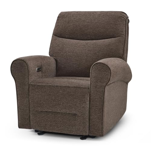 MCombo Wall Hugger Power Recliner PR630 Dark Brown