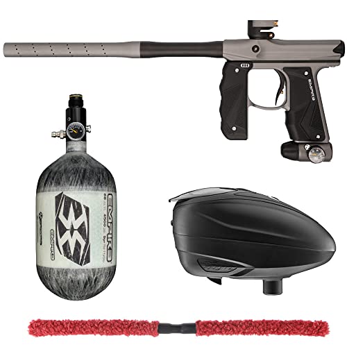 Action Village Empire Mini Gs Tp Contender Paintball Gun Package Kit W/ 68/4500 Tank (Dust Dark Grey/Dust Black, Ltr Color: Black/Black) #TOP21