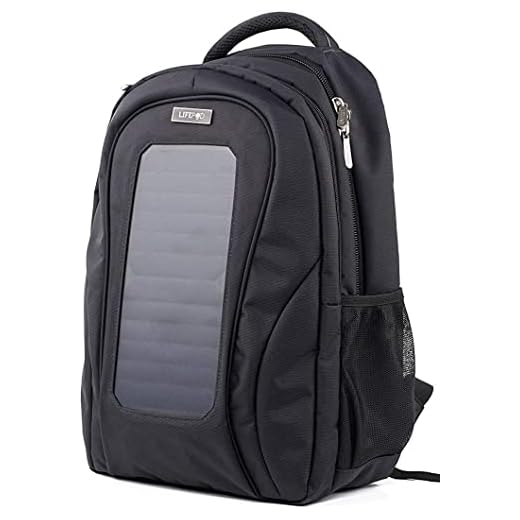 LifePod Backpack with Solar Panel and USB Port to Power All your Devices