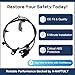 ABS Wheel Speed Sensor, Front Left Right Fits for 2009-2020 Dodge Journey, 2008-2014 Avenger, 2011-2014 Chrysler 200, 2007-2010 Sebring, Driver and Passenger Side ABS Sensors, ALS2408 ALS2410, 2PCS