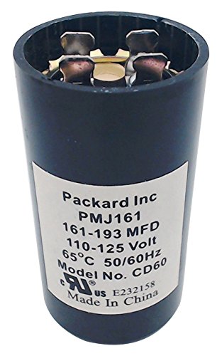 Condensateur de démarrage électrique Packard Pmj161 161-193 MFD 125V