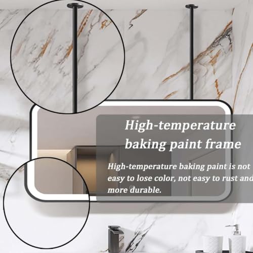 Miroir LED tactile à intensité variable avec verre HD 90x60 - 5