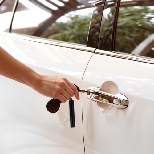 Oruola 4 Stück Zahnstocher Behälter,Zahnstocherspender,Zahnstocher für Unterwegs,Zahnstocherhalter,Schwarz und Silber Reisezahnstocher Metall,Portable Zahnstochers Dosen für Outdoor,Picknick,Camping