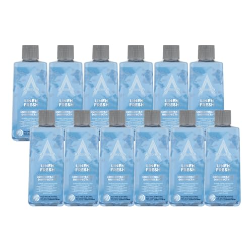 Image of Astonish 3 in 1 Multi-Purpose Super Concentrated Disinfectant with Long Lasting Fragrance, Linen Fresh, 300ml, 12 Pack