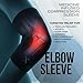 NUFABRX Elbow Sleeve for Pain Relief, Medicine-Infused Compression Sleeves for Women and Men with Tennis Elbow, Tendonitis and Arthritis