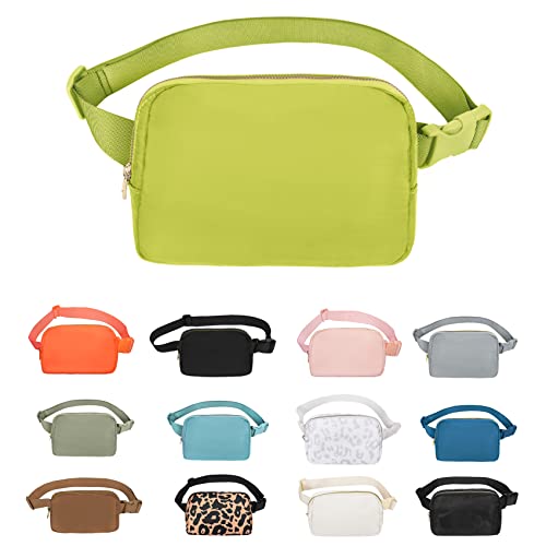 Image of VOROLO Fanny Pack For Women And Men Crossbody Bag Belt Bag Grass Green
