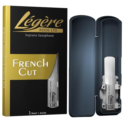 Anche de saxophone soprano synthétique Légère Reeds coupe française force 3.25 SSF3.25