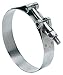 Ideal Tridon 1-1/2 in. 1-5/8 in. 150 Silver Hose Clamp With Tongue Bridge Stainless Steel Band